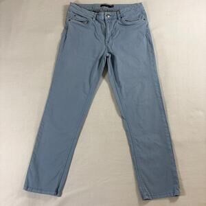 Mens Slim Chino Pants Tahari Tag 32x29 Fits Like 32 X 27 Blue Stretch Casual
